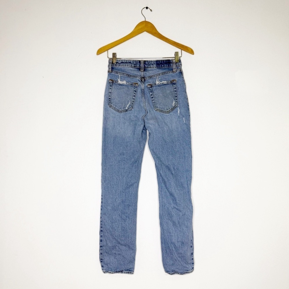 Abercrombie & Fitch The Dad Jeans Curve Love High Rise Size 25 0 Short loose - Picture 3 of 10